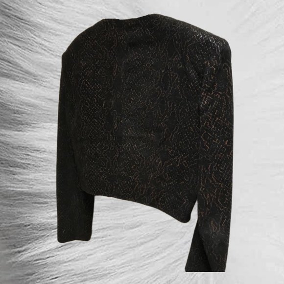 🖤🔥🖤 Gorgeous Vintage Black Leather Danier Cropped Jacket - Picture 7 of 11